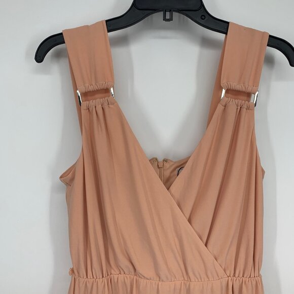 BCBGeneration Dress Pink V Neck Sleeveless Mini Jersey Romantic - Picture 2 of 12